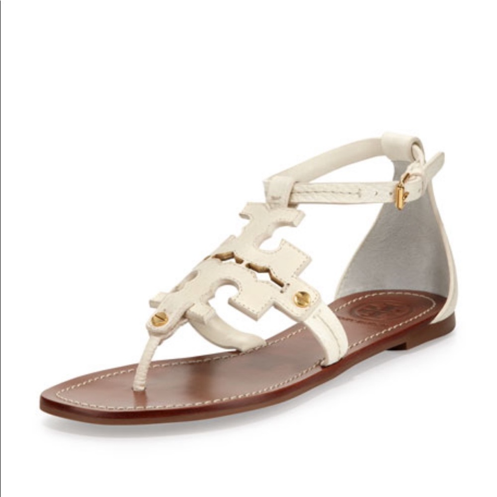 Tory Burch phoebe thong sandal in ivory
